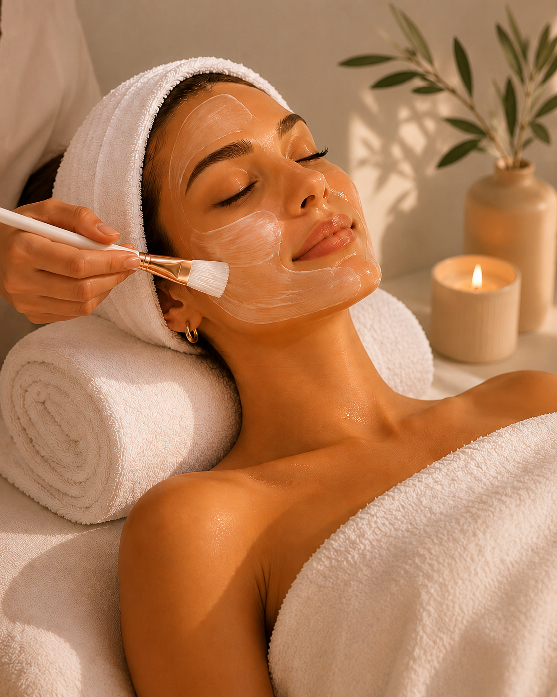 Luxury facial treatment