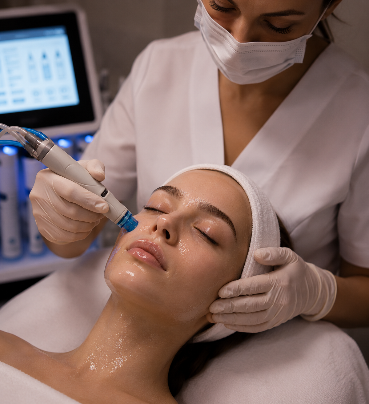 Hydrafacial treatment